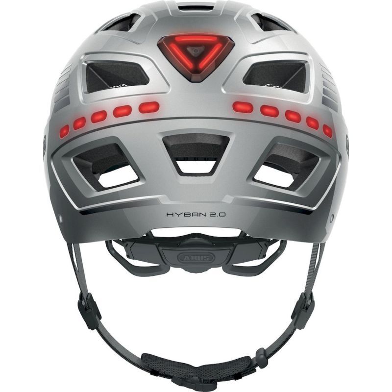 Abus Hyban 2.0 Led Signal - Casco per bici