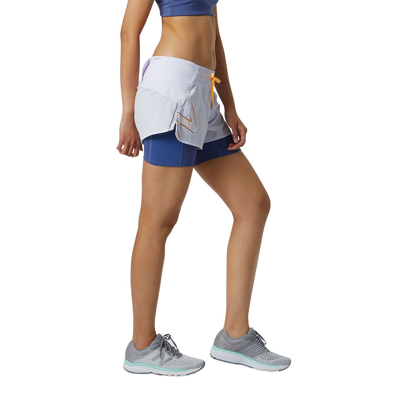 New Balance Printed Impact Run 2 In 1 Short - Running shorts - Women's