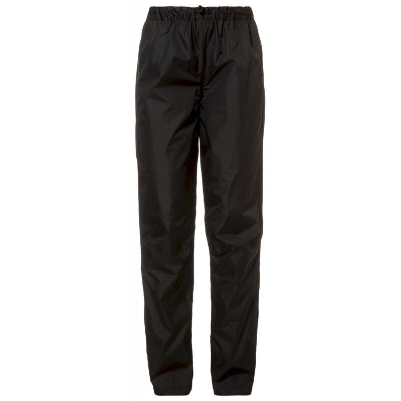 Vaude Fluid Pantalon imperméable zippée Femme Noir FR : XS (Taille