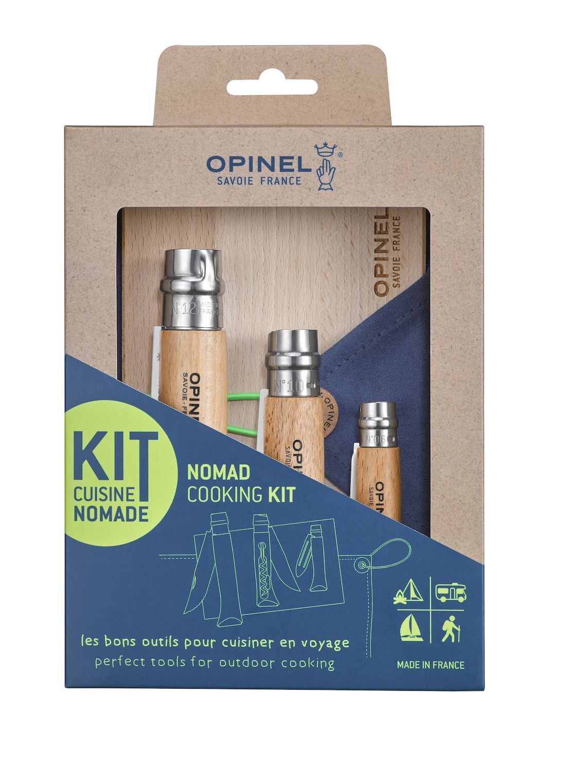 Opinel Kit Cuisine Nomade - Couteau | Hardloop