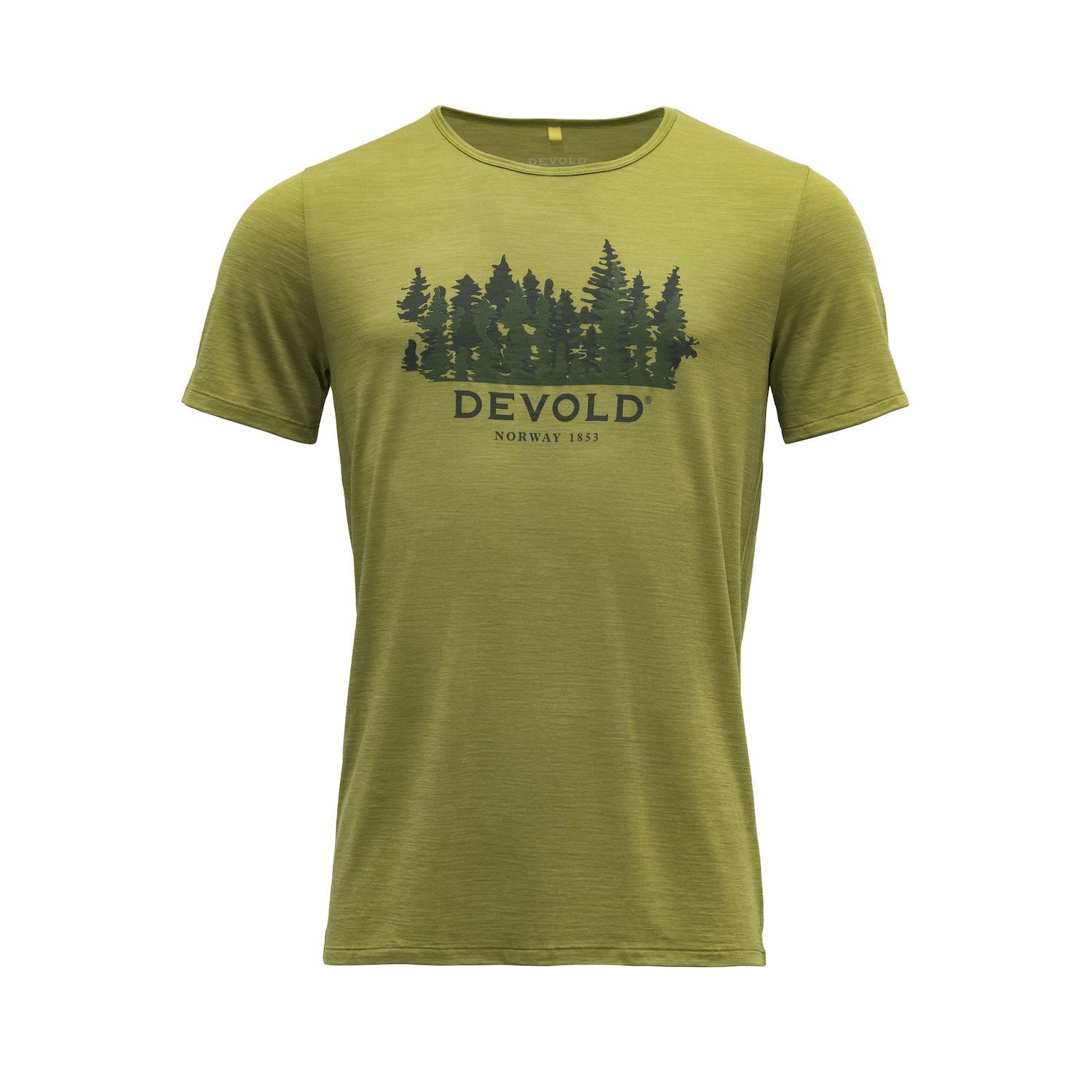 Devold Ørnakken Forest - Koszulka z wełny Merino męska | Hardloop