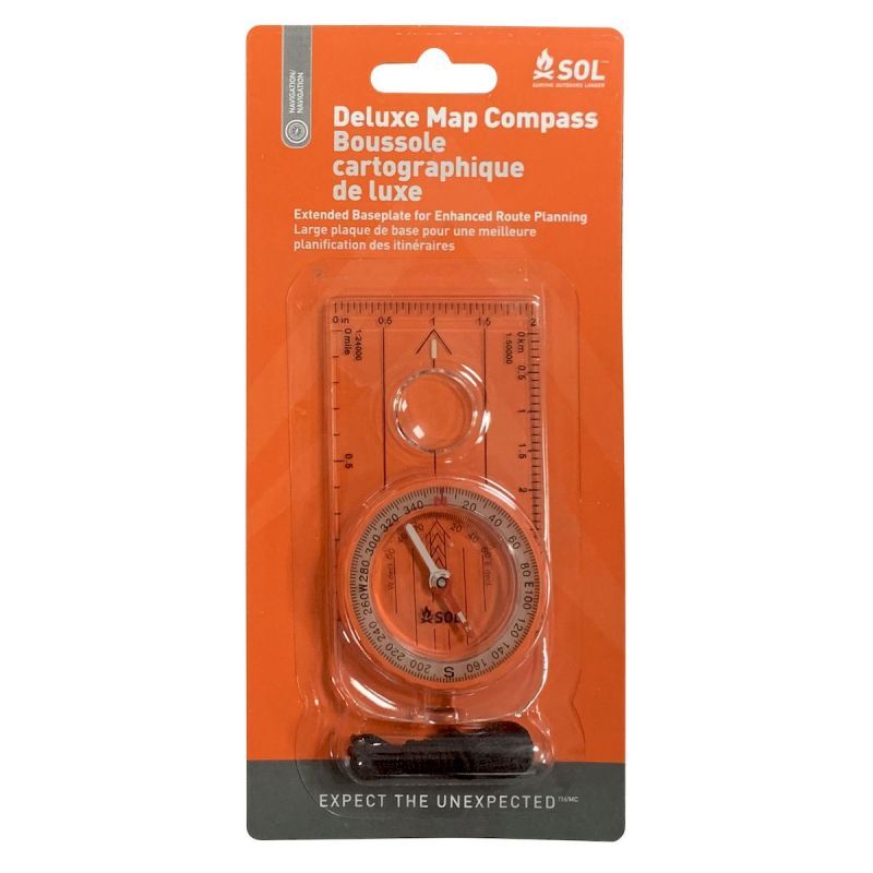 Sol Deluxe Map Compass - Kompas | Hardloop