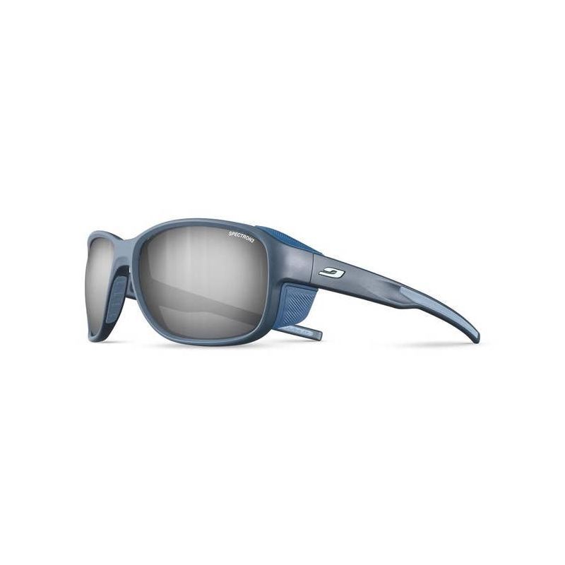 Lunettes De Soleil Julbo META - Catégorie 3 Polarisantes, Bleu Translucide/Gris Clair, Homme