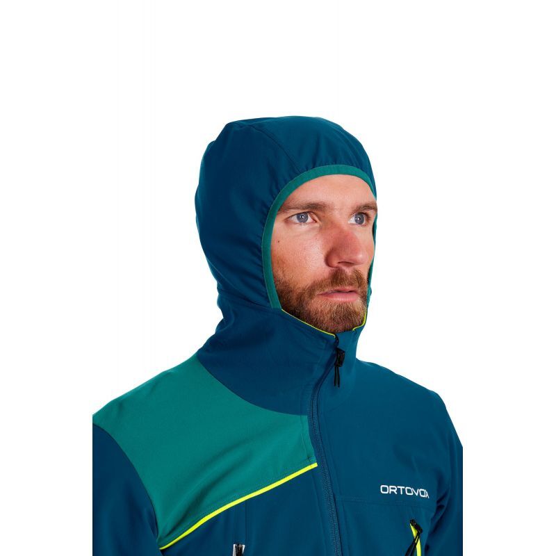 Ortovox Pala Hooded Jacket - Kurtka softshelle meska | Hardloop