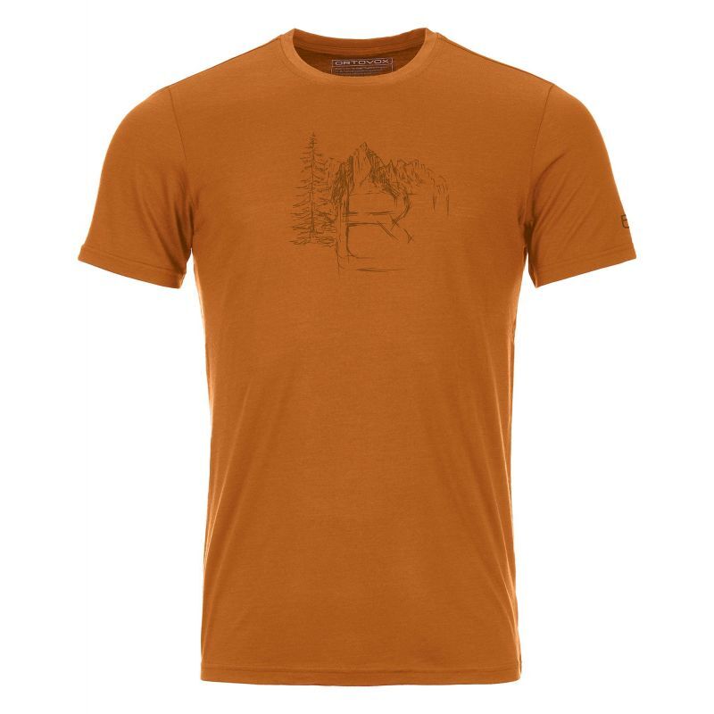 Ortovox 150 Cool Logo Sketch - T-shirt meski | Hardloop