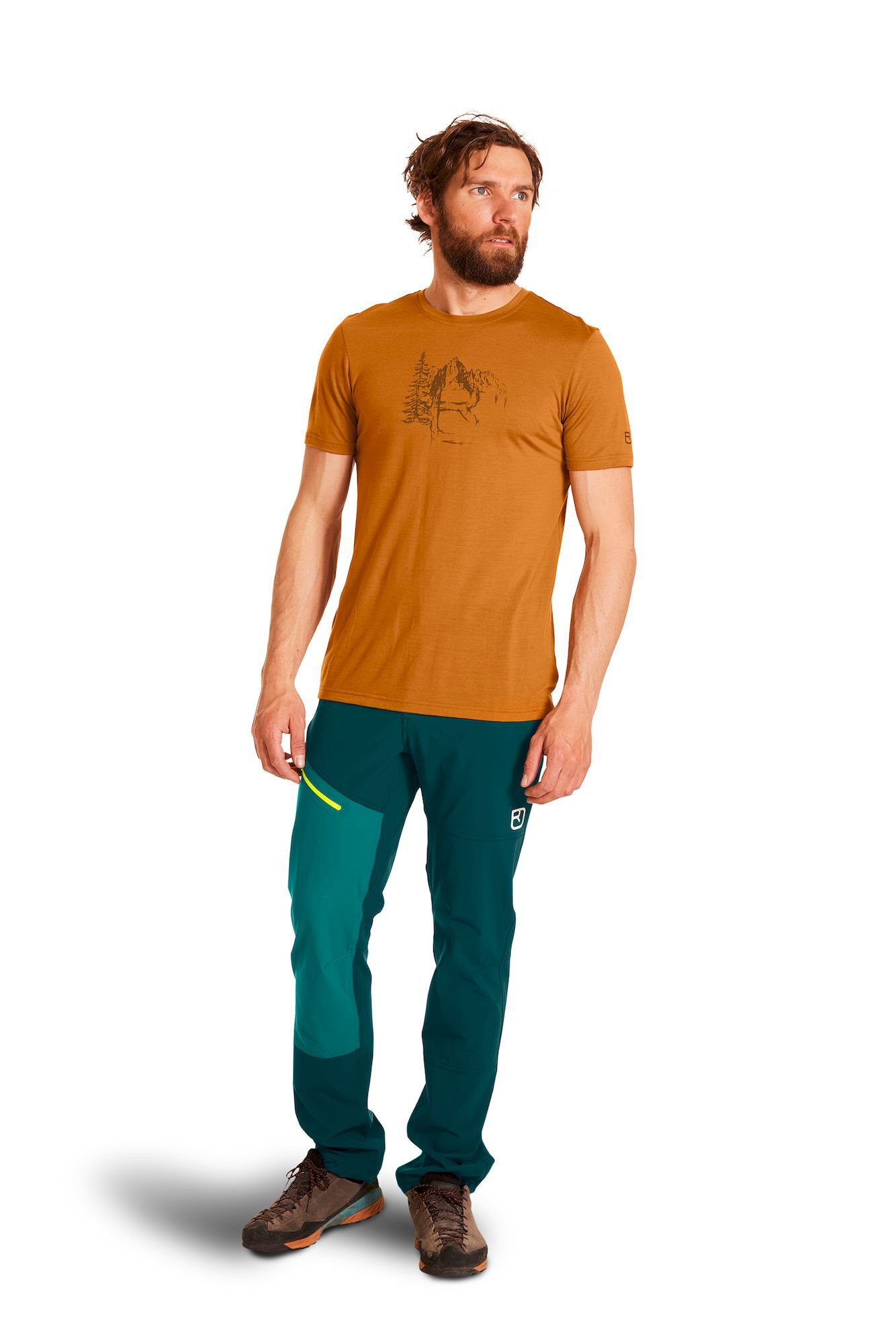 Ortovox 150 Cool Logo Sketch - T-shirt meski | Hardloop
