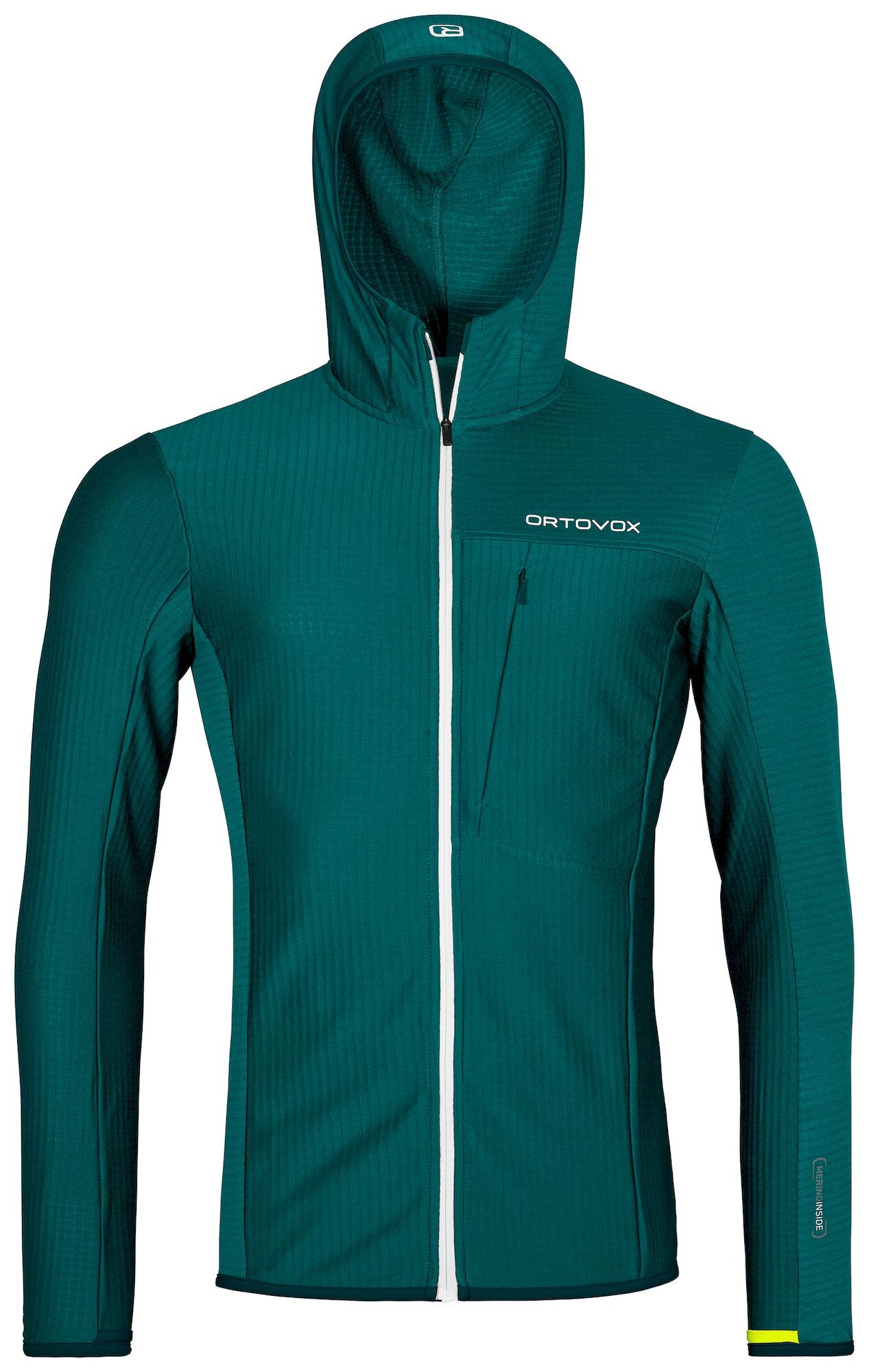 Ortovox Fleece Light Grid Hooded Jkt - Fleecetakki - Miehet