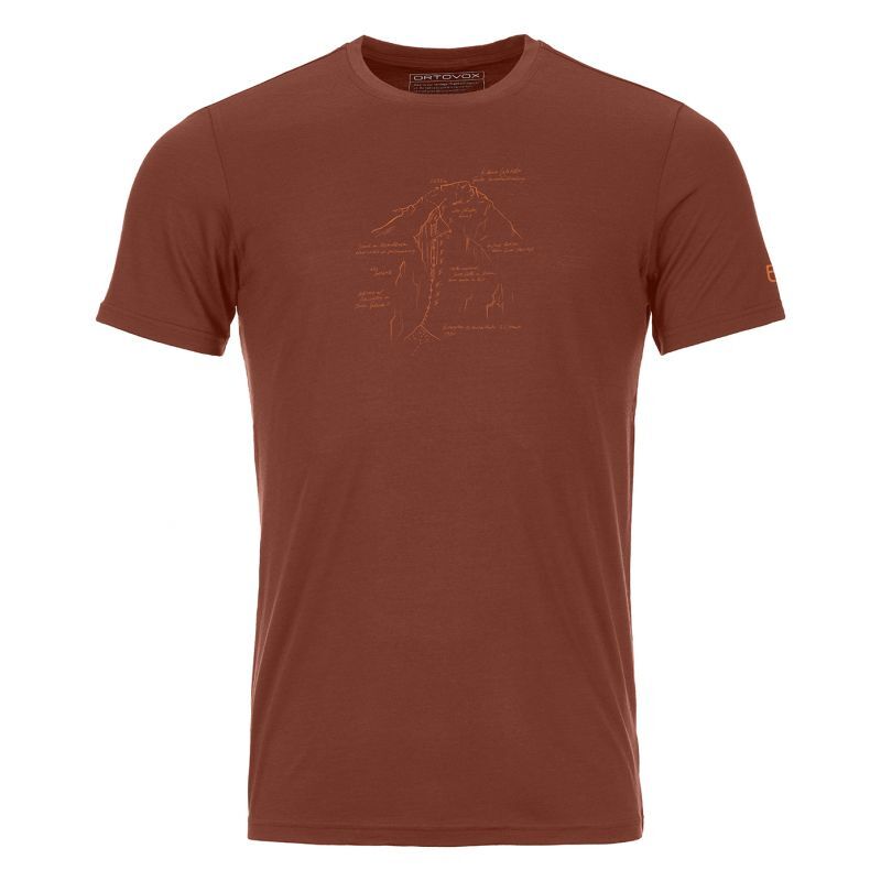 Ortovox 120 Tec Lafatscher Topo - T-shirt - Men's