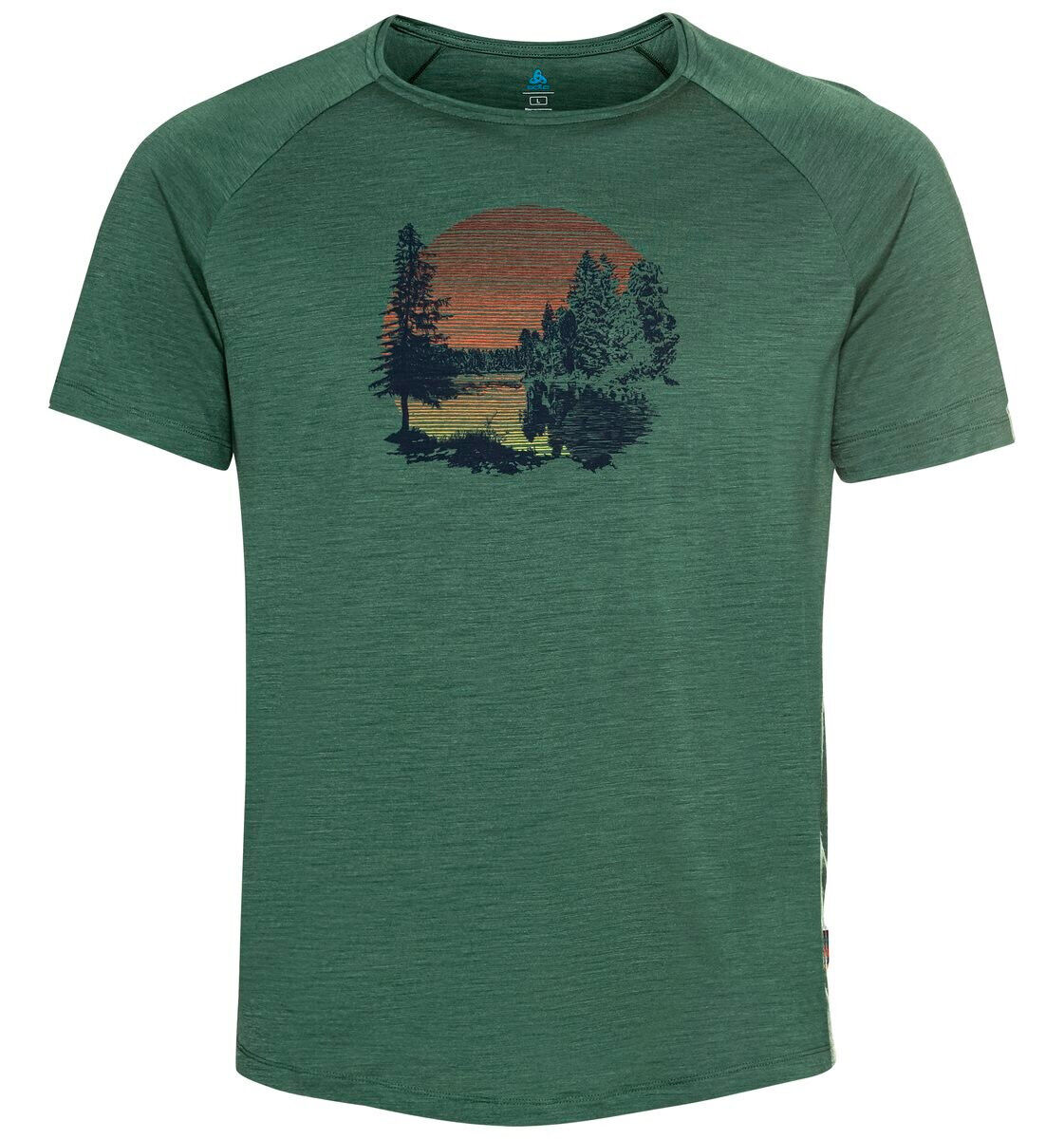 Odlo Concord Forest Print - T-shirt homme | Hardloop