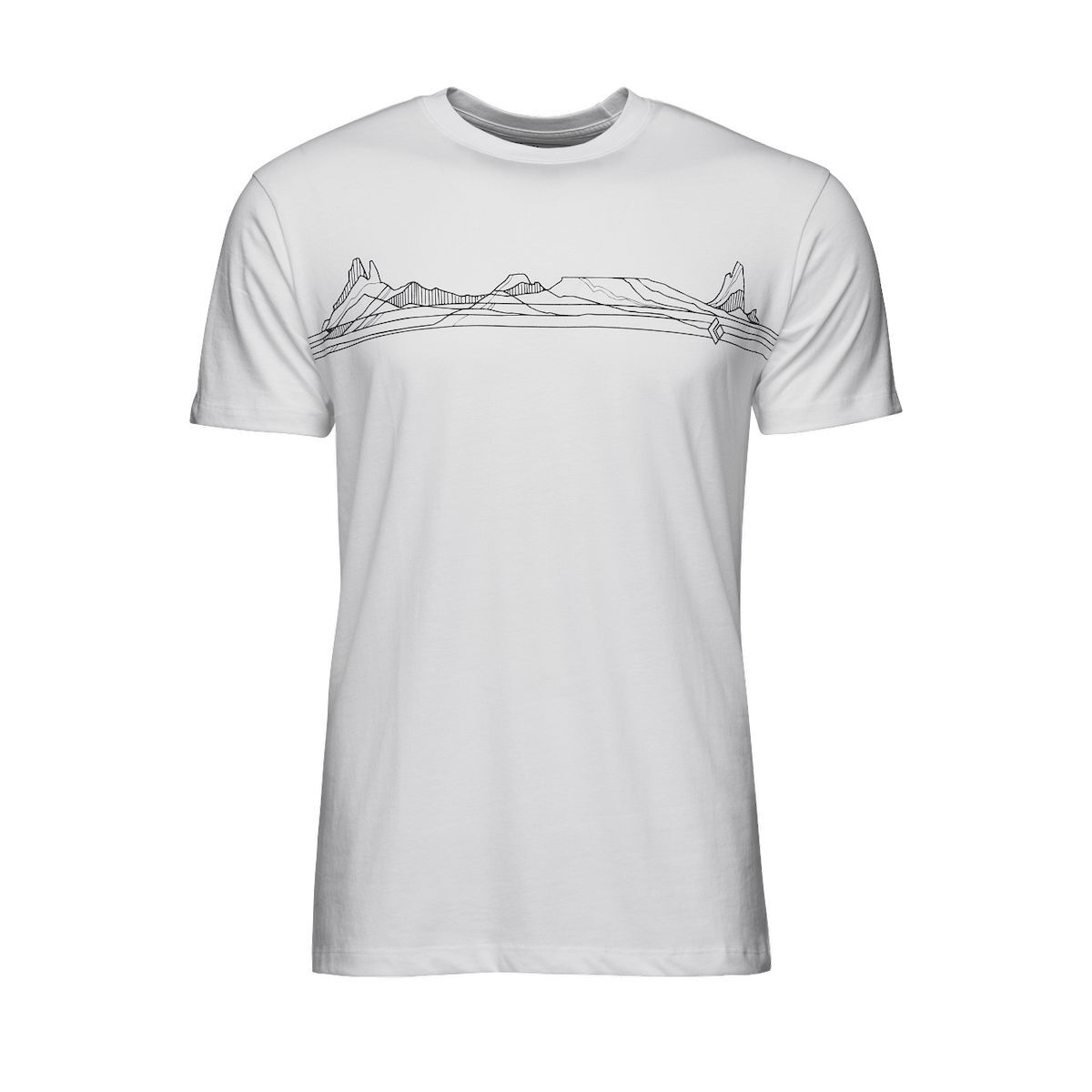 Black Diamond Desert Lines Ss Tee - T-shirt - Heren