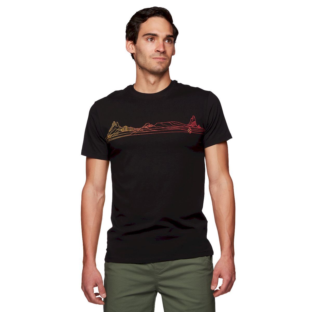Black Diamond Desert Lines Ss Tee - T-shirt - Men's