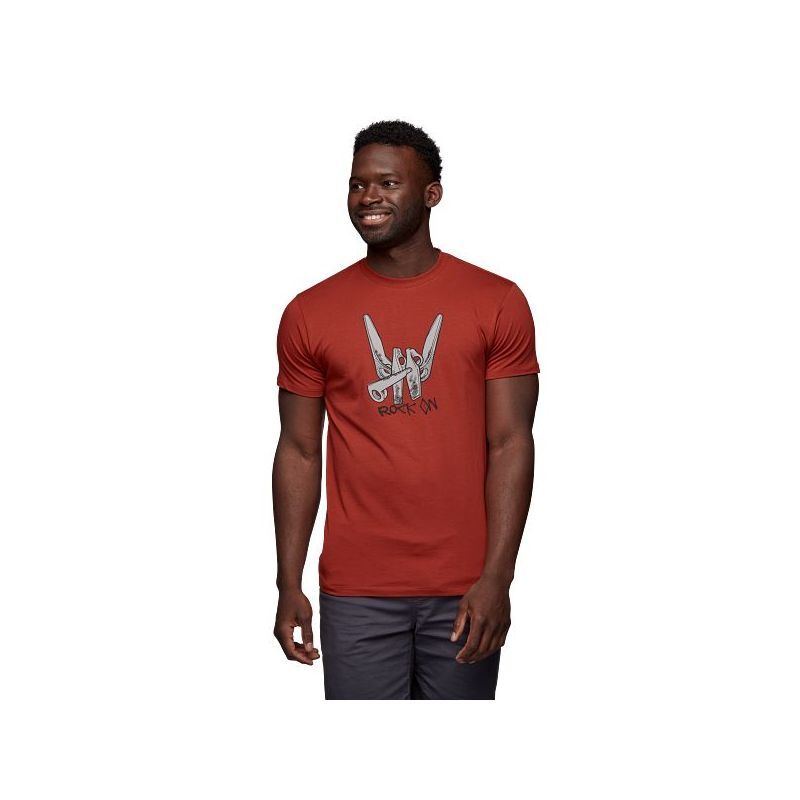 Black Diamond Bd Rock On Ss Tee - Pánské Triko | Hardloop