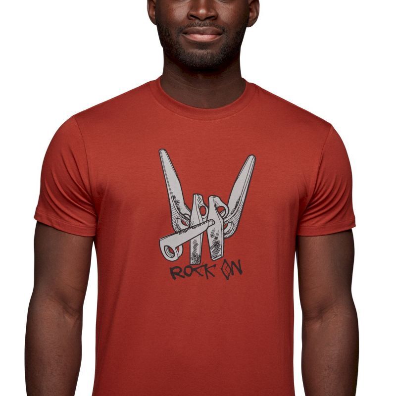 Black Diamond Bd Rock On Ss Tee - T-shirt homme | Hardloop