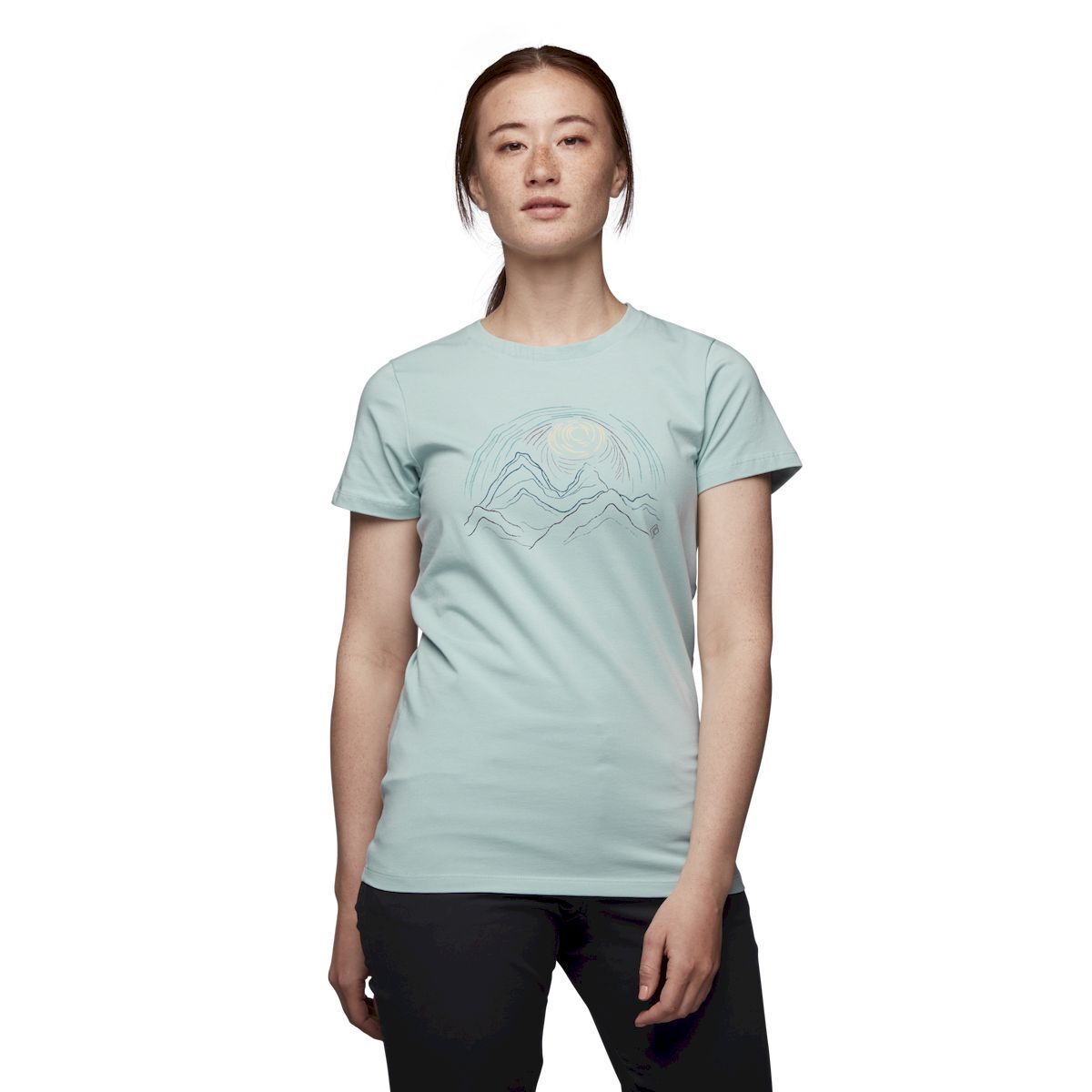 Black Diamond Summit Scribble Tee - T-shirt damski | Hardloop