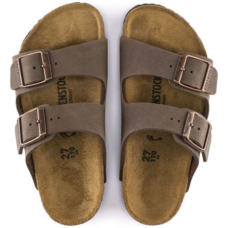 Birkenstock Arizona Kids Birko-Flor Nubuck - Sandales randonnée enfant | Hardloop