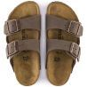 Birkenstock Arizona Kids Birko-Flor Nubuck - Sandales randonnée enfant | Hardloop