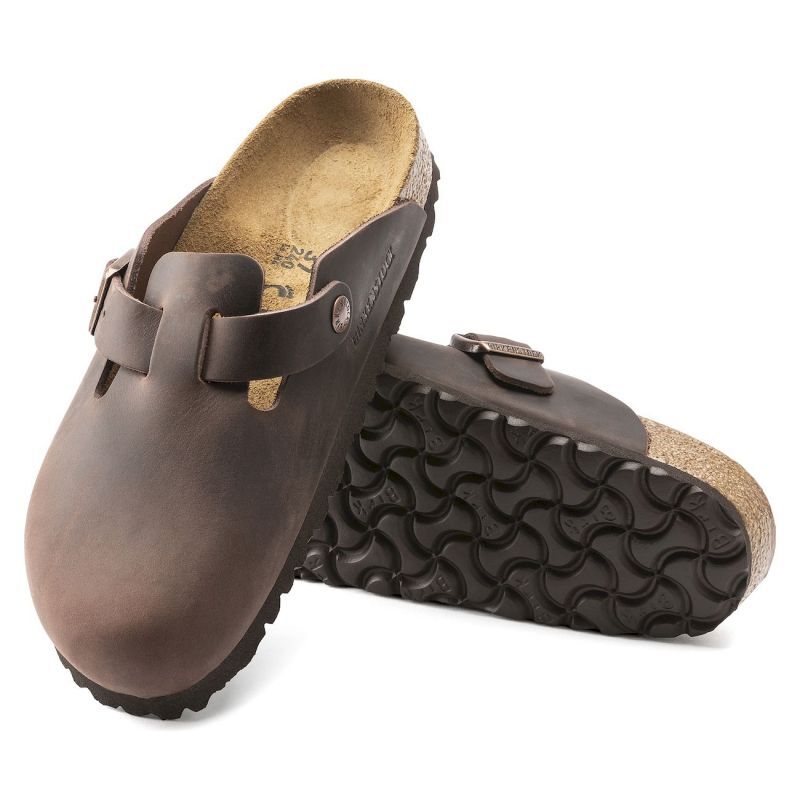 Birkenstock Boston Oiled Leather - Sandały | Hardloop