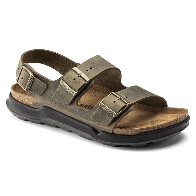 Milano Crosstown Oiled Leather - Sandals - Men's