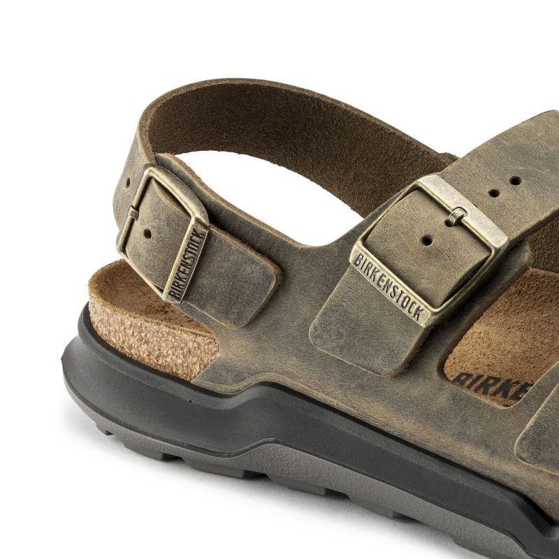 Birkenstock Milano Crosstown Oiled Leather - Sandales homme | Hardloop