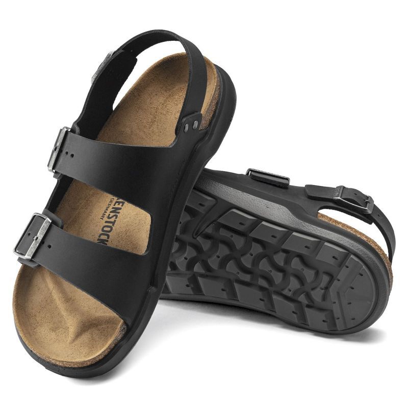 Birkenstock Milano Crosstown Oiled Leather - Sandaler - Herrer | Hardloop
