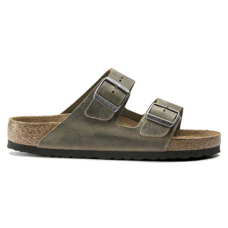 Birkenstock Arizona Oiled Leather zacht voetbed - Sandalen