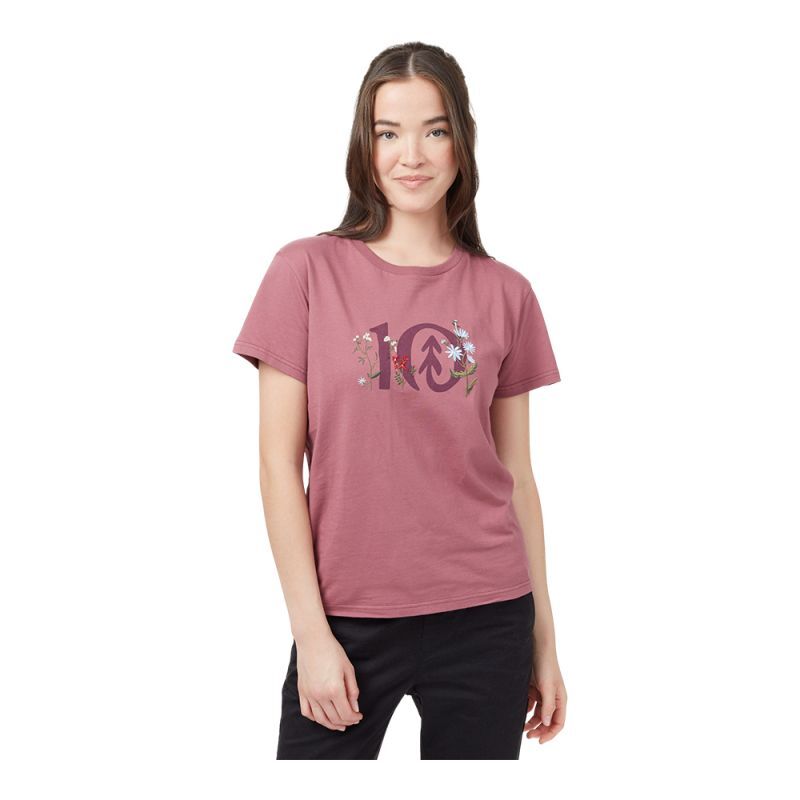 Tentree Floral Logo - T-paita - Naiset