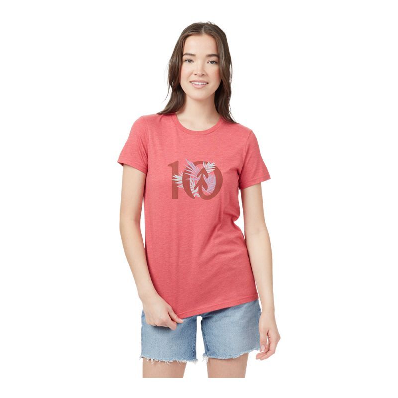 Tentree Tropical Ten - T-shirt damski | Hardloop