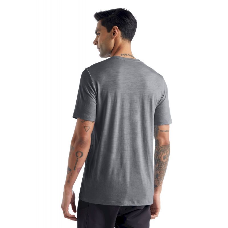 Icebreaker Tech Lite II SS Tee Waschbar Wandering - T-shirt en laine mérinos homme I Hardloop | Hardloop