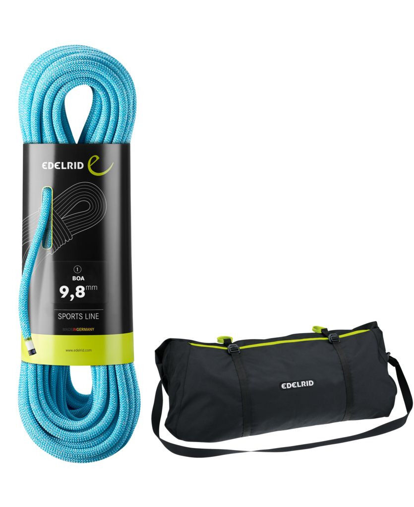 Edelrid Boa 9,8 mm Mit Seilsack Liner - Kiipeilyköysi
