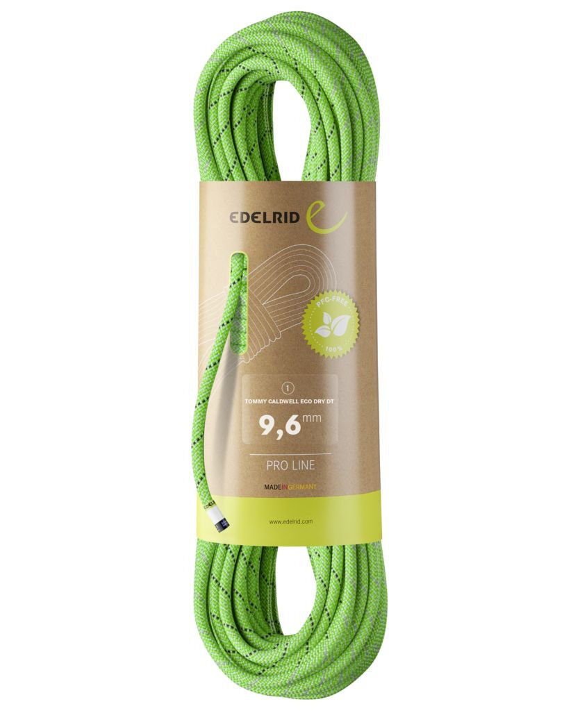 Edelrid Tommy Caldwell Eco Dry Dt 9,6 mm - Enkeltouw