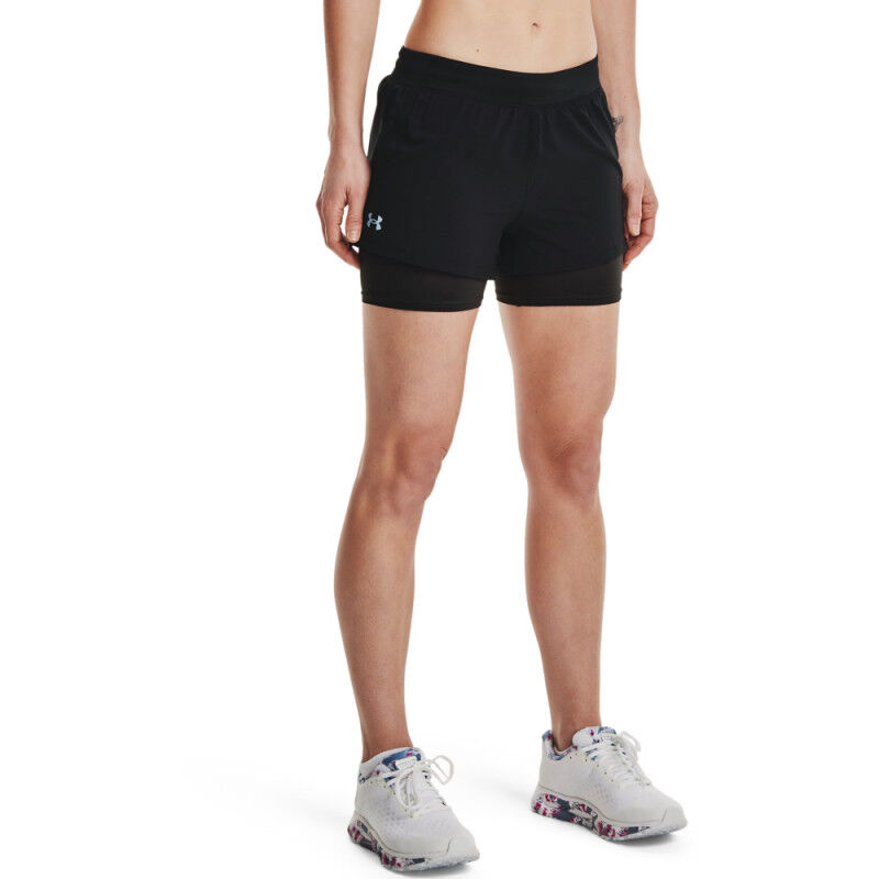Under Armour UA Iso-Chill Run 2N1 Short - Löparshorts - Dam