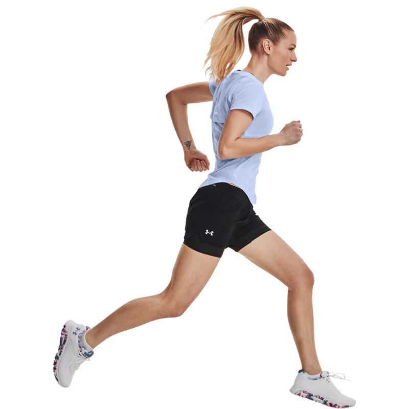 Under Armour UA Iso-Chill Run 2N1 Short - Laufshorts - Damen