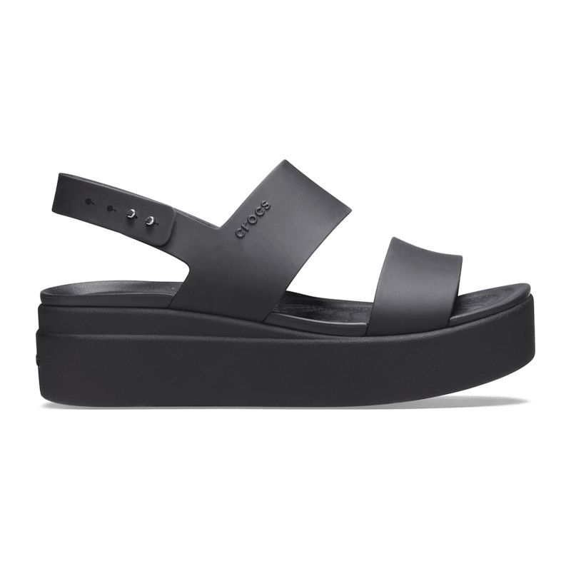 Crocs Brooklyn Low Wedge - Dámské Sandály