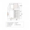 Vango Osiris 500 - Tenda da campeggio