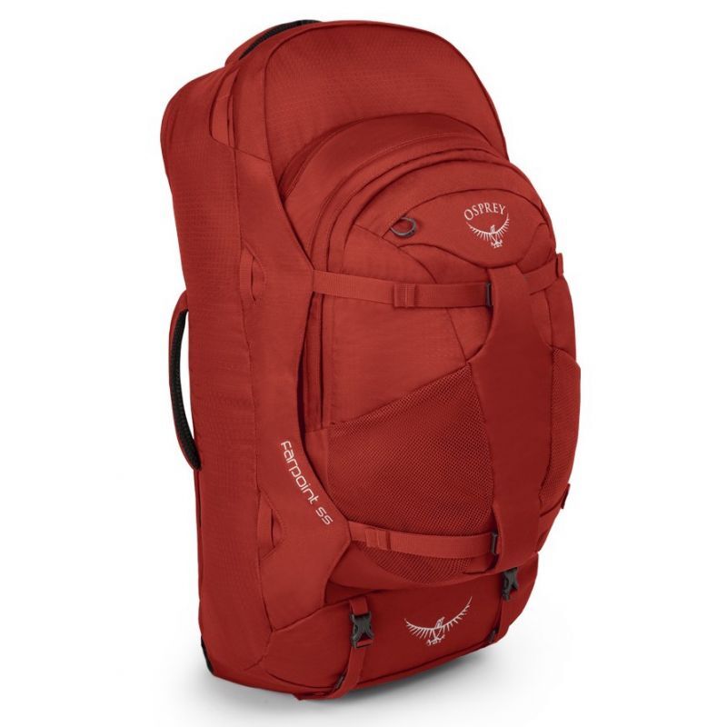 Osprey Transporter 40 Borsa Da Viaggio Unisex - Zaino Borsone Capiente, Red Mountain - Foto 4