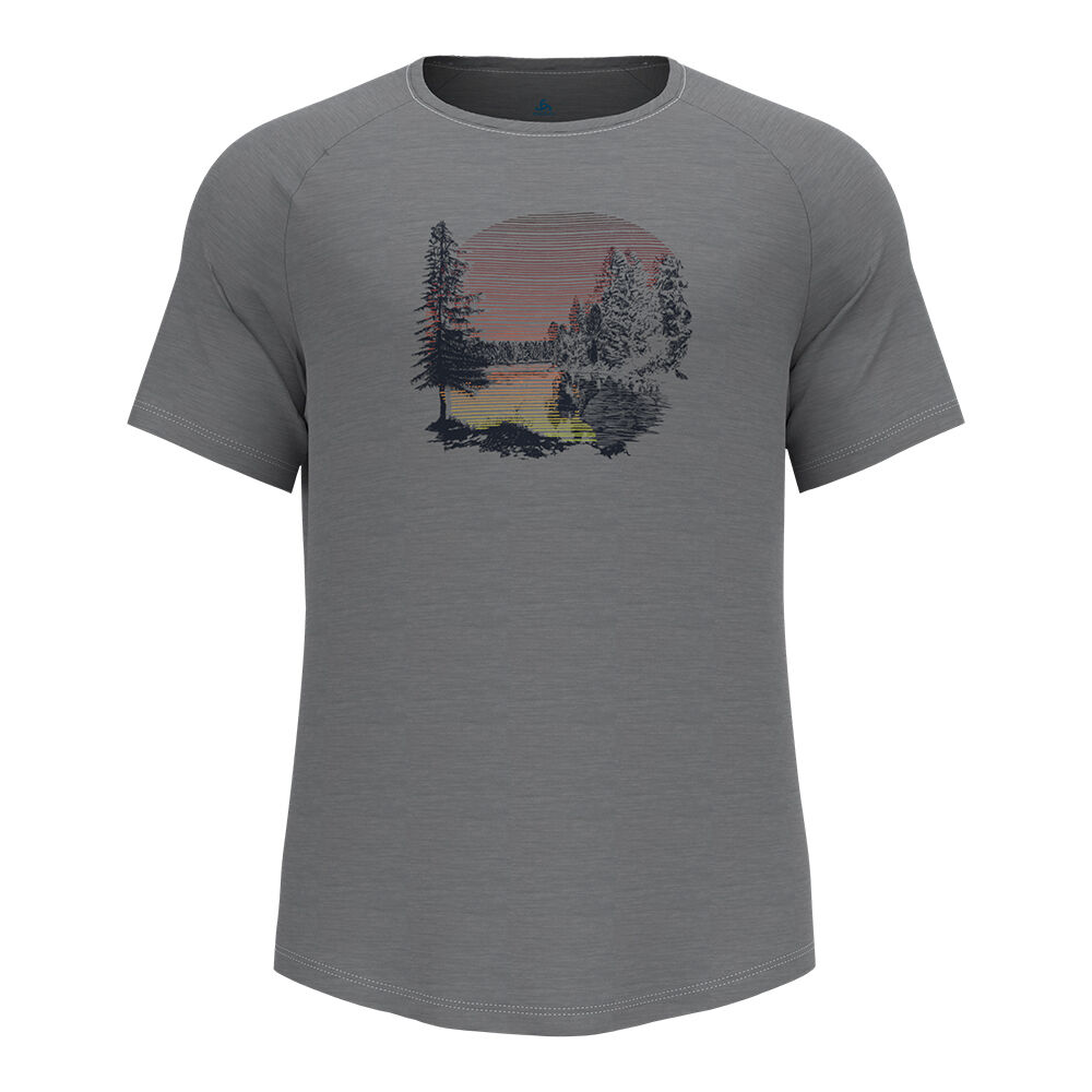 Odlo Concord Forest Print - T-shirt Heren