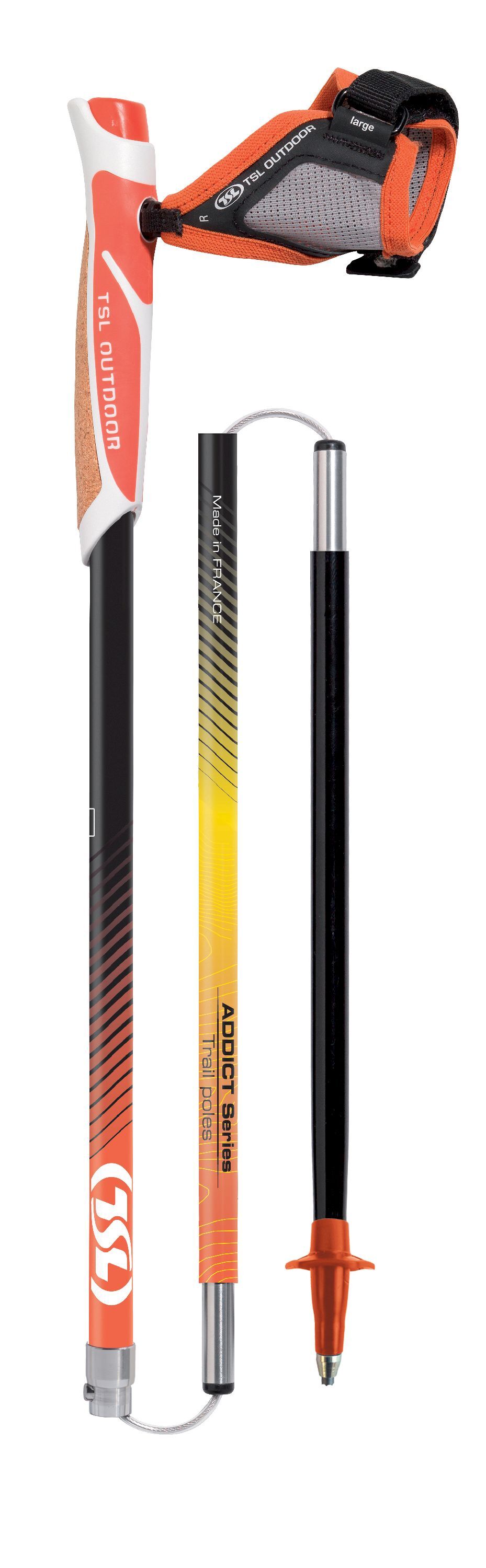 TSL Outdoor Addict Trail Carbon 4 Cork - Bâtons trail homme | Hardloop