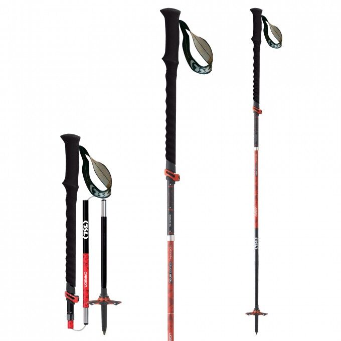TSL Outdoor Tour Carbon 5 Cross - Bâtons randonnée | Hardloop