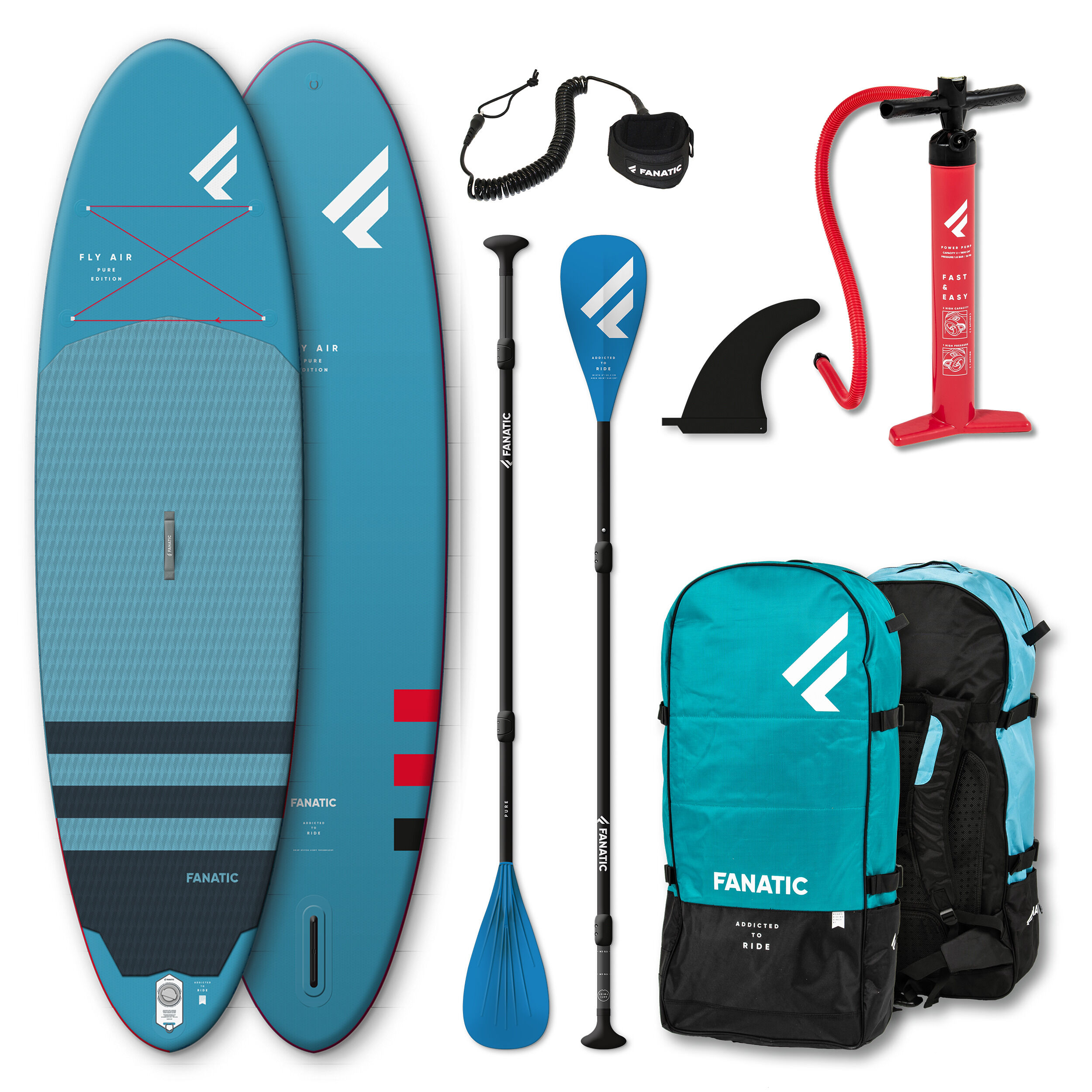 Fanatic Package Fly Air Pure - aufblasbares SUP
