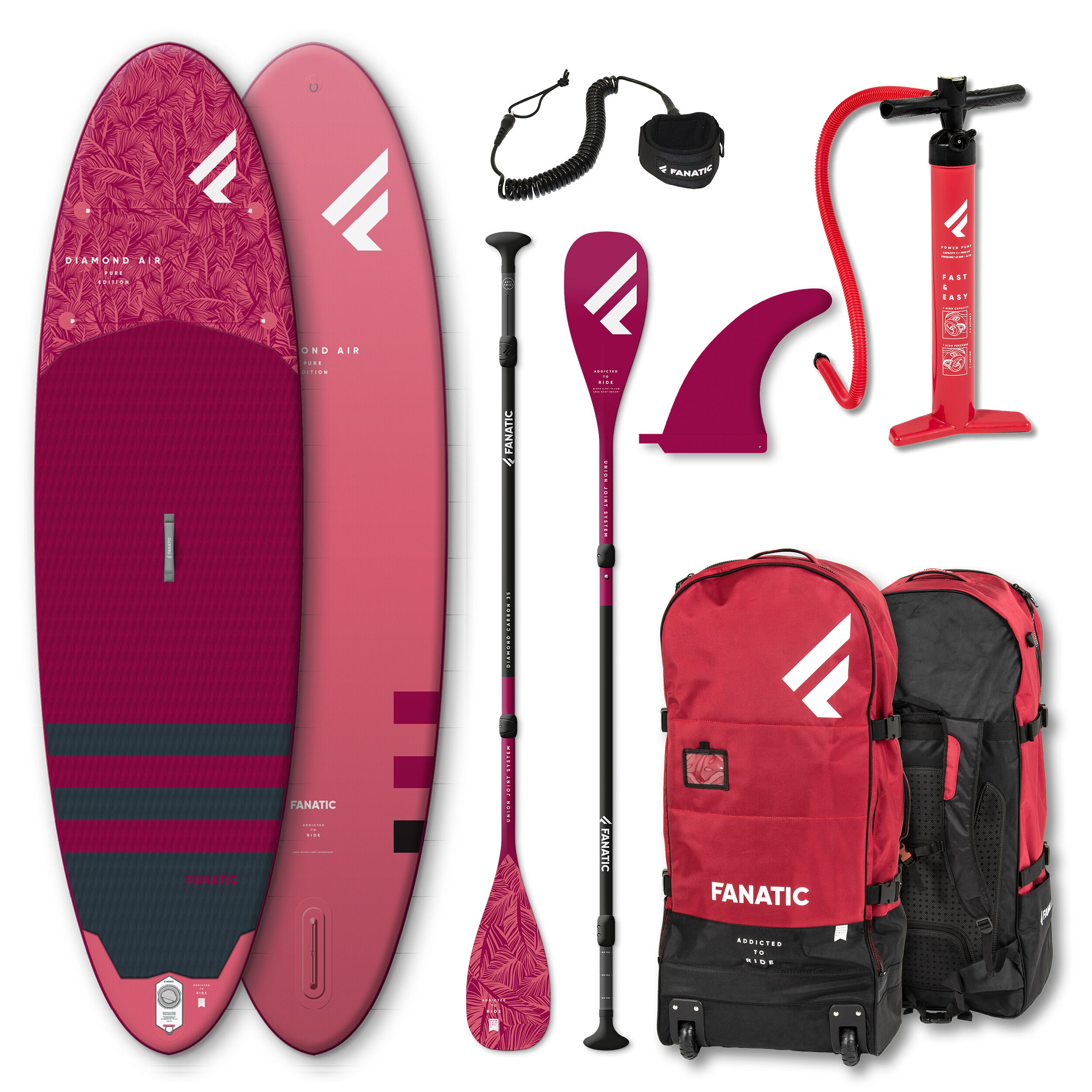 Fanatic Package Diamond Air - Uppblåsbar Stand Up Paddle