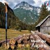 Guidetti Massif des Alpes - Vandringsstavar