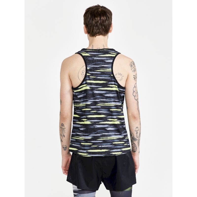 Craft CTM Distance Warp Mesh Singlet - Tanktop - Heren