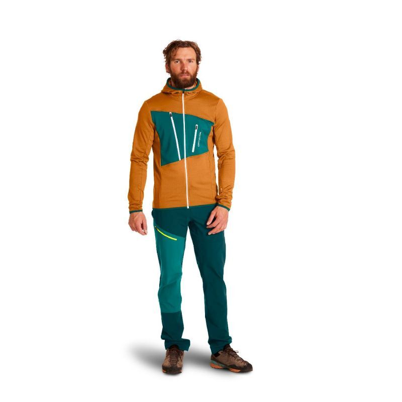 Ortovox Fleece Grid Hoody - Fleecejacke - Herren