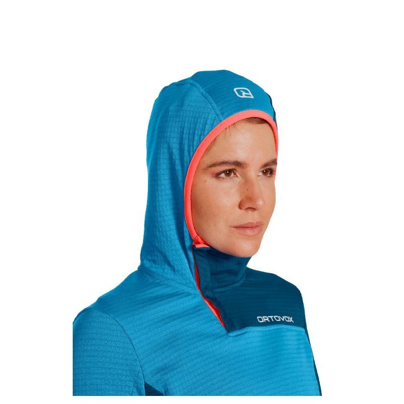 Ortovox Fleece Light Grid Zn Hoody - Fleecevest - Dames | Hardloop