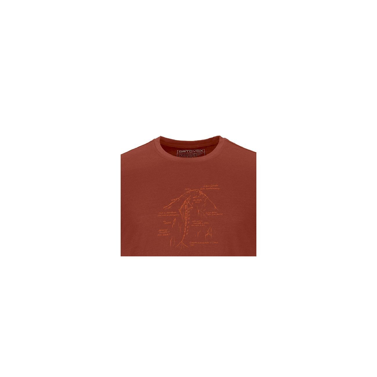 Ortovox 120 Tec Lafatscher Topo - T-shirt - Men's