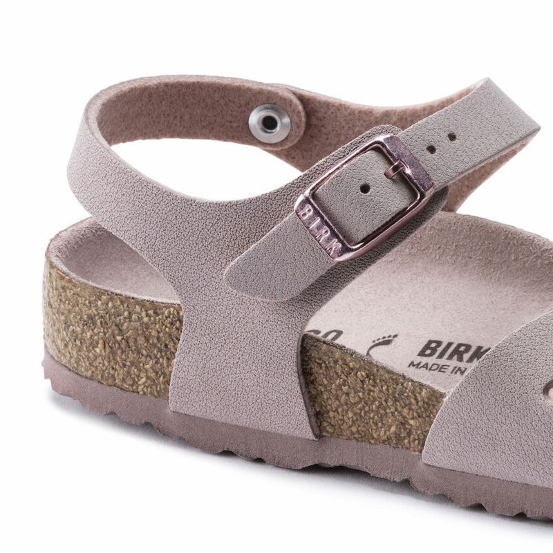 Birkenstock Rio Kids Birko-Flor Nubuck - Sandales randonnée enfant | Hardloop