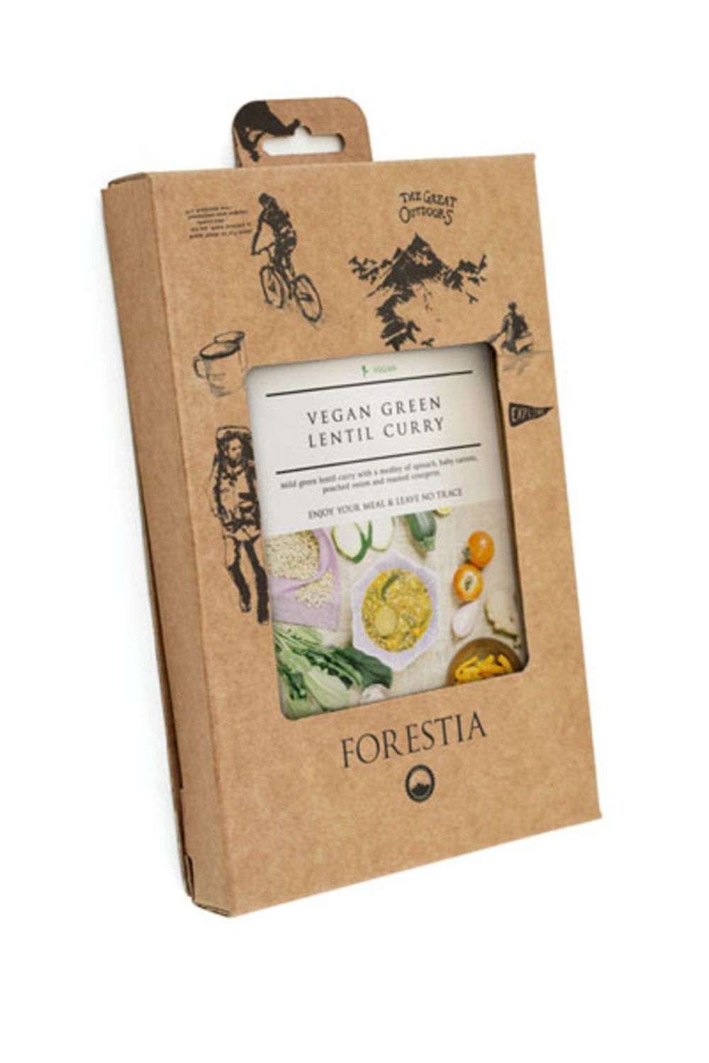Forestia Curry ee lentilles vertes vegan - Hlavní jídlo | Hardloop