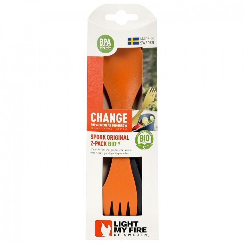 Light My Fire Spork Original BIO  2 Pack - Cubiertos