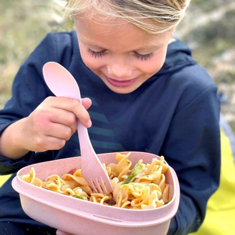 Light My Fire Posate Spork Piccolo – 3 Pezzi, Blu, In Materiale Resistente, Lavabile In Lavastoviglie