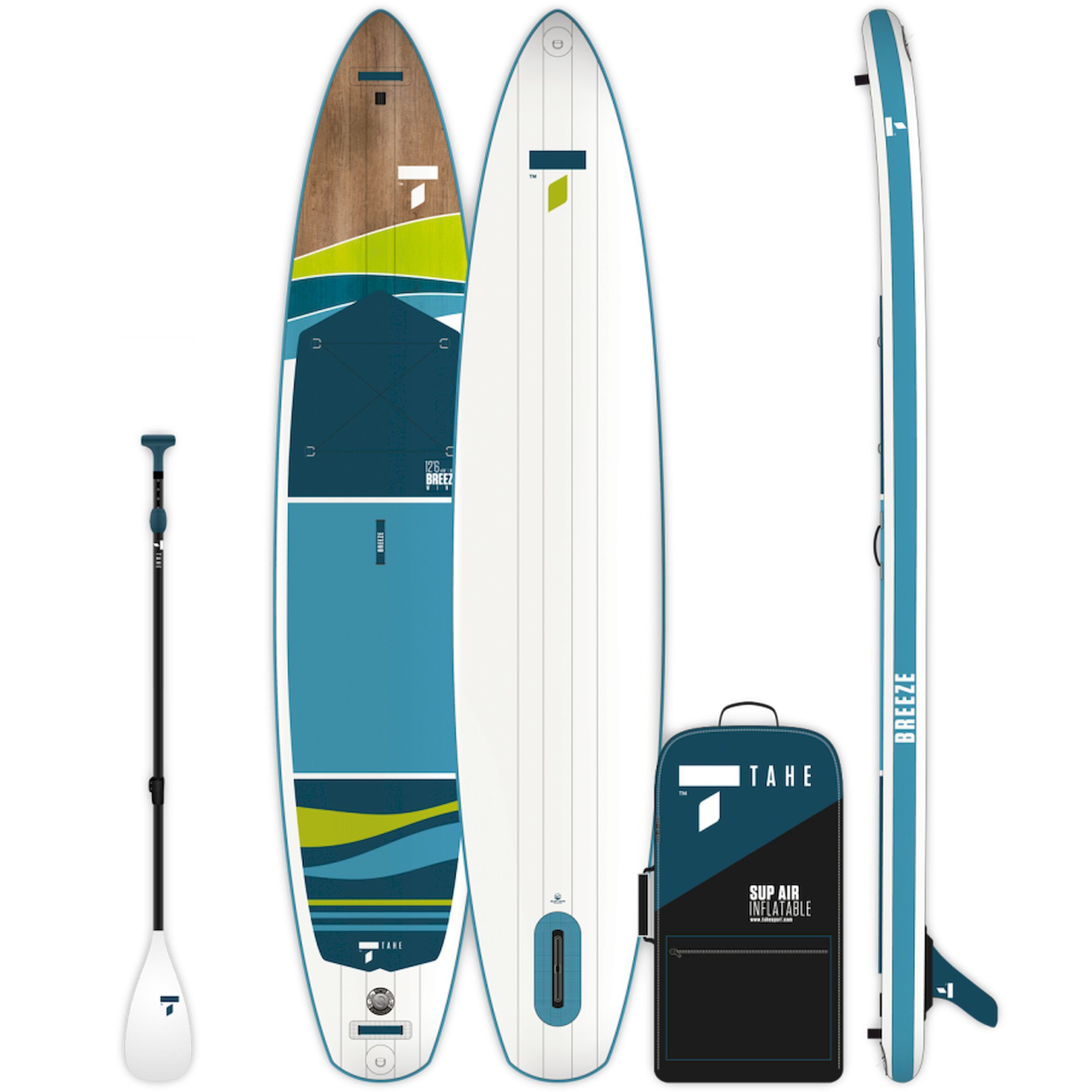 Tahe Outdoor Sup Air 12'6 Breeze Wing Pack - Inflatable paddle board
